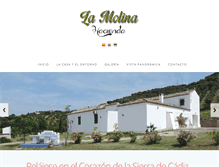 Tablet Screenshot of haciendalamolina.com